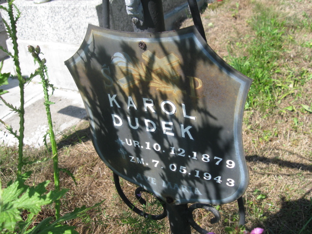 Karol Dudek 1879 Czernichów - Grobonet - Wyszukiwarka osób pochowanych