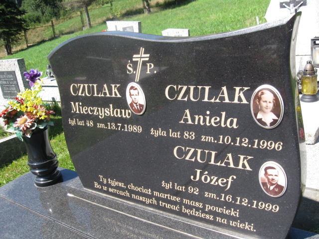 Józef Czulak 1908 Czernichów - Grobonet - Wyszukiwarka osób pochowanych