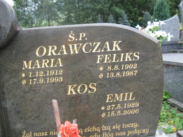 Maria Orawczak 1912 Czernichów - Grobonet - Wyszukiwarka osób pochowanych